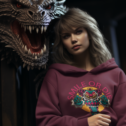 Smile or Die Hoodie - BestyWorks