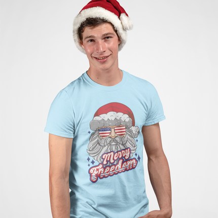 Santa Freedom T-Shirt - BestyWorks