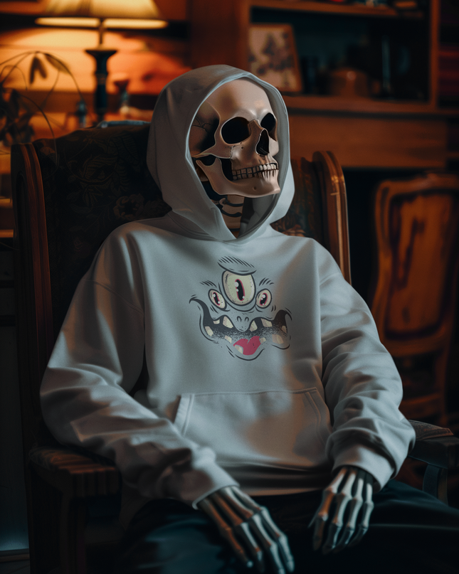 Monster Face Halloween Hoodie - BestyWorks