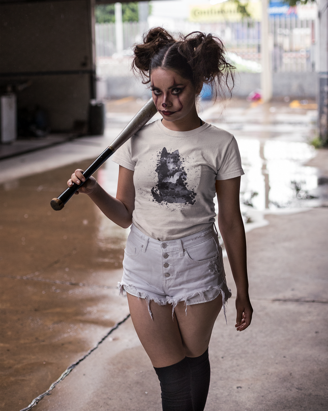 Halloween Cat T-shirt - BestyWorks