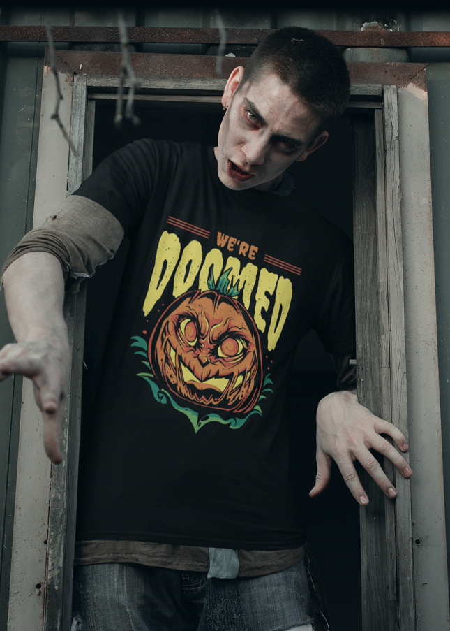 Halloween Pumpkin Doomed T-Shirt - BestyWorks
